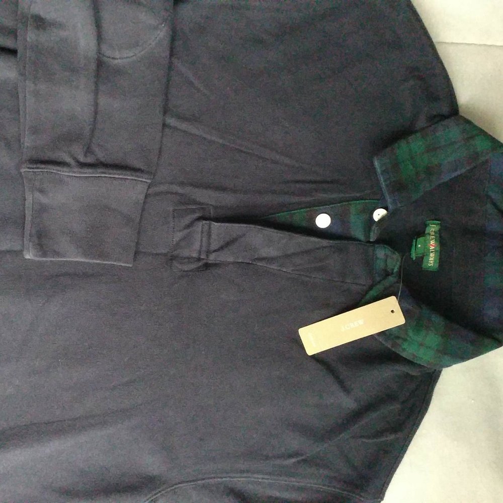 Jcrew, Men's long sleeve polo, S, NWT